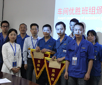 推行6SRQA月考评制度，米兰·官方版在线入口车间管理水平再上新台阶